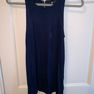 Cotton On navy blue tank top size small